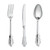 N9R 300PCS Silver Plastic Silverware, Heavy Duty Plastic Cutlery for Parties, Fancy Disposable Flatware Set Includes 100 Forks, 100 Spoons, and 100 Knives, Perfect for Weddings, Dinners, Picnics
