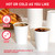VPACKDUO 500 Pack 8 oz Paper Cups, Disposable Coffee Cups, White Hot/Cold Beverage Drinking Cups for Water, Coffee, or Juice, Perfect for Office, Party, Home