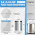 Small Trash Bags 2-4 Gallon, 500 Count Super Value Bulk Drawstring Garbage Bags, Mini Plastic Trash Bags for Bathroom, Office, Bedroom, Wastebasket Trash Can Liners