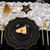 COLOSUS 60pcs Black and Gold Plastic Plates Set, Gold Black Party Plates, 30pcs Dinner Plates and 30pcs Salad/Dessert Plates for Wedding, Party, Anniversary, Daily Use