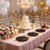 COLOSUS 60pcs Black and Gold Plastic Plates Set, Gold Black Party Plates, 30pcs Dinner Plates and 30pcs Salad/Dessert Plates for Wedding, Party, Anniversary, Daily Use