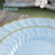 Lullaby 60PCS Light Blue Scalloped Plastic Plates with Gold Rim, Includes 30PCS Dinner Plate 10'' and 30PCS Dessert Plate 7.5'', Baby Blue Plastic Plates for Party, Wedding and Daily Use