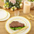 WELLIFE 210PCS Ivory Plastic Plates for 30 Guests - Gold Plastic Plates, Platos Para Fiestas Elegantes Desechables, Disposable Plate for Party and Wedding