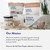 THE CLEAN PEOPLE Liquid Dish Soap - Clean, Simple Ingredients - Extra Scrubbing Power (Fragrance Free) 12 fl. oz (6 Pack)