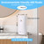 Automatic Air Freshener Spray Dispenser (2-Pack), Custom Timing (Day/Night/24H, 7.5/15 min), Wall Mounted or Free Standing, for Home and Commercial, Compatible with Glade Refill Can, White, Milas-D