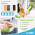 AIDEA Microfiber Cleaning Cloth, 200PK, Absorbent Shop Rags, Microfiber Towels for Cars, Kitchen Towels, Dusting Cloth for Home, Window, Cleaning Supplies, 12"×12"