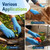 SWIFTLITE Nitrile Gloves, Food Safe Disposable Gloves Latex Free, Blue Rubber Gloves Powder Free for Food Prep, Cooking, Kitchen Cleaning (Large, 1000)