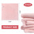 JOYMOOP Microfiber Cleaning Cloths, 11.8" x 11.8" Pink Reusable Kitchen Towels, Lint-Free Cleaning Rags, Super Absorbent Cleaning Cloths for Kitchen, Car, and Household Cleaning, 18 Packs
