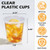 BYSNOW 1500 Pack 3 oz Clear Plastic Cups, Small Bathroom Cups, Disposable Mouthwash Cups, Cold Plastic Drinking Cups for Party, Picnic, Travel, Soda, Juice