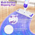 50 Pack Disposable Power Mop Pads for Swiffer Power Mop Pads,Compatible with Swiffer Power Mop Refills,Thickened Multi-Surface Replacement for Swiffer Wet Pads Refill on All Finished Floors