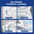 80 Toilet Bowl Refills Fits for Clorox Toilet Brush, Upgrade 3-Layer Disposable Bowl Cleaner Refills for Bathroom Cleaning, 2X Cleaning Power, No Falling Apart