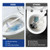 80 Toilet Bowl Refills Fits for Clorox Toilet Brush, Upgrade 3-Layer Disposable Bowl Cleaner Refills for Bathroom Cleaning, 2X Cleaning Power, No Falling Apart