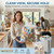 T.FORING 21 Gallon Tall Kitchen Trash Bags Drawstring, 1.7 Mil, 120 Count