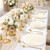 Tinybee 60PCS Ivory Plastic Plates - Heavy Duty Ivory Disposable Plates, Elegant Plastic Plates for Bridal Shower, Wedding and Party Including 30 Dinner Plates 10 '' & 30 Dessert Plates 7.5 ''