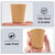 BYSNOW 600 Pack 5 oz Kraft Paper Cups, Small Disposable Bathroom Cups, Mini Mouthwash Cups, Hot/Cold Drinking Cups for Bathroom, Parties, Picnics and Travel