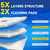 HHXI 150Ct Aromative Toilet Brush Refills, Toilet Bowl Cleaner Refills, Double-Layer Cleaning Pads Added, Disposable Refill Heads for Toilet Bowl Cleaner Wands, Bulk （Patented）