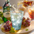 Glowserve 200 Pack Plastic Cups Disposable Blue Clear Plastic Cups Cocktail Glasses 12 oz Drinking Disposable Cups for Party New Year Birthday Wedding Graduation Father's Day World Cup