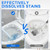 120 Count Toilet Bowl Brush Head Refills Compatible with Clorox Toilet Cleaning System, Upgrade Fiber Bowl Cleaner for Closestool Cleaning.(not included brush rod)