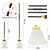 KeFanta 2 Pack Commercial Mop Heavy Duty Industrial Mop with Long Handle,60" Looped-End String Wet Cotton Mops for Floor Cleaning,Home,Kitchen,Office,Garage and Concrete/Tile Floor