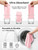 SOOWASH Microfiber Cleaning Cloths Roll, 225 Pack Tear Away Microfiber Towels Roll, 12" x 12" Lint Free Rags, Reusable Cleaning Cloths, Washable, Scratch Free,Ultra Absorbent Dish Rags(Pink)