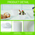 Belinlen 100 Count 4 oz Paper Ice Cream Cups with Lids Frozen Yogurt Cups Dessert Bowls Snack Dessert Bowl Supplies (White)