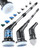 Leebein Electric Spin Scrubber, Cordless Cleaning Brush with 8 Replaceable Brush Heads, Tub and Floor Tile Power Scrubber Dual Speed with Adjustable & Detachable Handle for Bathroom Tub (All Black)