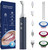 Tooth Polisher and Plaque Remover, Teeth Cleaning Tools for Cleaning and Polishing of Tooth, Dental Cleaning Tools for Brighten and Polish Teeth with 5 Brush Heads, 4 Speed Modes and 3 Polish Pastes