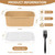 Peseojiar 50 Pack Disposable Meal Prep Containers, 25oz Disposable Large Paper Bowls with Lids and Forks for Salad, Noodles, Freezer and Microwavable Storage Use Cardboard Food Containers