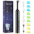 Tooth Polisher with 5 Brush Heads, Teeth Polishing Kit Electric Dental Polisher Plaque Remover Rechargeable Toothbrush LED Light Cleaning Kit for Home Use Whitening Tooth (9 Pastes, 4 Speed Modes)