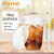 Ziliny 200 Pack 16 oz Clear Plastic Cups with Sip Lids & Straws, Disposable PET Crystal Iced Coffee Cups with Lids for Coffee Smoothie, Milkshake, Cold Drinks