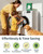 FURGONE Upgraded Pet Hair Dissolver Pro Washing Machine Cleaner Powder, Deep Cleaning Pet Bedding, 100g, 12 Sachets, Dog Cat Hair | Stain | Odor Remover for Laundry, No More Fur