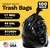 ToughBag 55-60 Gallon Trash Bags (100 Count) – 40’ x 54’ Extra Large Garbage Bags Medium Duty, Industrial & Commercial Black Trash Bags - Made in USA