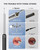 Upgraded Tonsil Stone Remover with Camera 1080P, Visual Tonsil Stone Removal Kit for Fighting Bad Breath, Take Photos & Record Videos, Food-grade Stainless Steel, IPX7, APP Visual Interface (Black)