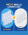 80 Count Toilet Wand Refills for Clorox, 5X Cleaning Power Toilet Bowl Wand Refills & High-Density Disposable Toilet Brush Scrubber - No Falling Apart, Instant Foam for Bathroom Cleaning