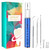 Plaque Remover for Teeth, Dental Calculus Remover & Teeth Cleaning Kit, Electric Tooth Scaler for Tartar Removal, 4Modes Rechargeable Dental Cleaning Tool with LED Light, 3Heads