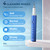 Plaque Remover for Teeth, Dental Calculus Remover & Teeth Cleaning Kit, Electric Tooth Scaler for Tartar Removal, 4Modes Rechargeable Dental Cleaning Tool with LED Light, 3Heads