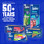 Ziploc Half Gallon Food Storage Freezer Bags, Easy Open and Close, 40 Bags Total (Pack of 9)