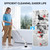 Swyprrix Electric Bathroom Cleaning Brush, Cordless Spin Scrubber Full Body Waterproof IPX7 with Adjustable Handle, 8 Replaceable Brush Heads for Bathtub/Kitchen/Window/Home -SD-CTB01