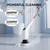 Swyprrix Electric Bathroom Cleaning Brush, Cordless Spin Scrubber Full Body Waterproof IPX7 with Adjustable Handle, 8 Replaceable Brush Heads for Bathtub/Kitchen/Window/Home -SD-CTB01