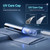 Plaque Remover for Teeth, ARISSON Ultrasonic Tartar Remover, Dental Cleaner with LED Light, 5 Modes Teeth Cleaning Tool, Rechargeable Dental Pick with 2 Replaceable Heads for Home & Travel