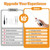 Electric Tonsil Stone Remover Vacuum，Tonsil Stone Removal Kit, 5X Magnifying Glass & LED Light, with Cleaning Syringe, Tongue Depressor, Straight/Curved Glass Tubes, Painless Removal and Fresh Breath