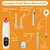Electric Tonsil Stone Remover Vacuum，Tonsil Stone Removal Kit, 5X Magnifying Glass & LED Light, with Cleaning Syringe, Tongue Depressor, Straight/Curved Glass Tubes, Painless Removal and Fresh Breath