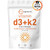 Micro Ingredients Vitamin D3 5,000 IU + K2 MK-7 100 mcg, 300 Softgels | 2-in-1 Vitamins D & K Complex | Extra Strength, Easy to Swallow, Non-GMO, Gluten Free
