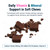 BariatricPal Sugar-Free Calcium Citrate Soft Chews | 500mg with Vitamin D & Probiotics | Belgian Chocolate Caramel | 90 Count (1 Month Supply)
