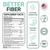 Organics Ocean Better Fiber - Daily Fiber Supplement - Soften Stool for Effortless Bowel Movements - with Psyllium Hulk and Slippery Elm - 90 Capsules