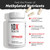 10X Health Optimize Methylated Multivitamin for Men and Women - 90 Capsules, 34 in 1 Formula with 800 mcg of Vitamin B12, 5-MTHF, NAC - Methyl B Complex