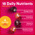 SmartyPants Organic Women's Multivitamin Gummies: Biotin,Probiotics,Methylfolate,Omega 3 (ALA),Vitamin D3,C,Vitamin B12,B6,A,K & Zinc,Inositol,Gluten Free,(30 Day Supply),120 Count (Pack of 2)