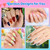 Beetles Gel Nail Polish Kit with U V Light - 80Pcs Color Enchantment 55 Colors Gel Nail Kit with Everything Base Top Coat Beginner Starter at Home Nails Kit Manicure DIY Salon Tools Gifts for Women