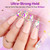 Makartt Rhinestone Glue for Nails 12PCS 30ML, Super Strong Gel Adhesive for Nail Salon, 3D Nail Art, Gem Jewelry & Nail Charm Decoration