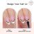 Beetles X Press Gel Nail Kit, Press On Nails Short Almond Kit with 224Pcs French Nail Tips Nail Glue & Remover Builder Top Coat Mini Nail Lamp All-in-One DIY Nail Kit Gift for Women